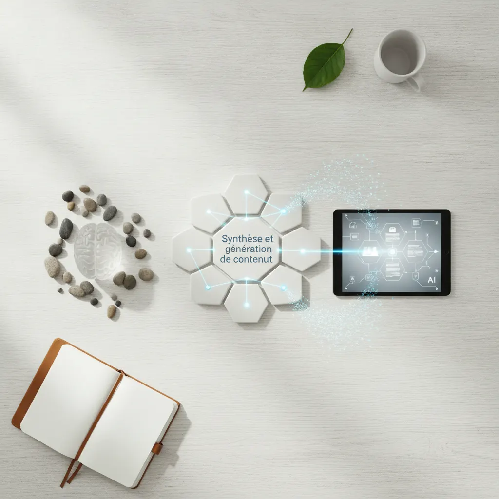 Espace de travail : contrôle et validation des synthèses générées